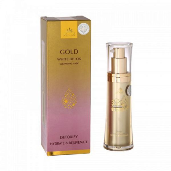 Очищающая пенная детокс-маска для лица с золотом, 30 мл