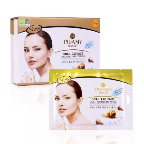 Маска для лица с экстрактом улитки, 10 шт