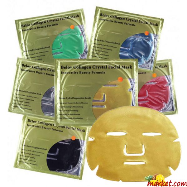 Коллагеновая маска для лица с различными экстрактами 60 гр