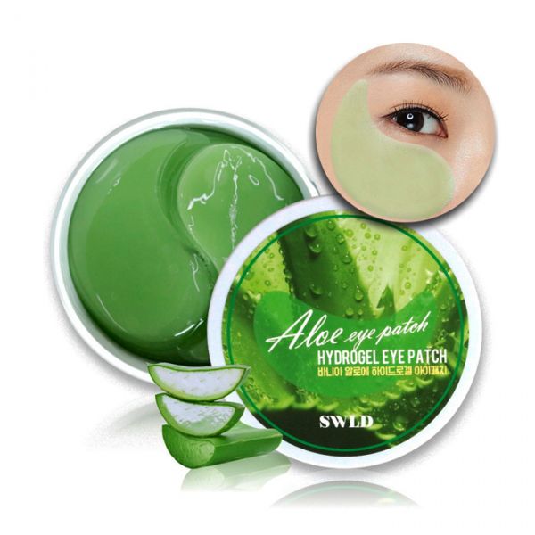 Гидрогелевые патчи для кожи вокруг глаз с алоэ вера, 60 шт
