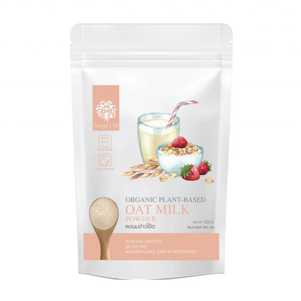 Органическое овсяное сухое молоко, 200 гр.