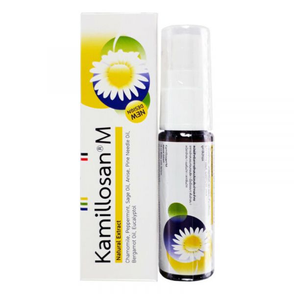 Эффективный спрей против боли в горле Kamillosan M