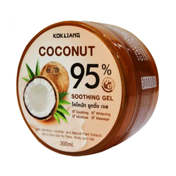 Смягчающий Гель с Экстрактом Кокоса 95% Kokliang 300 мл