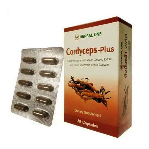 Капсулы кордицепс плюс by Herbal One, 30 шт