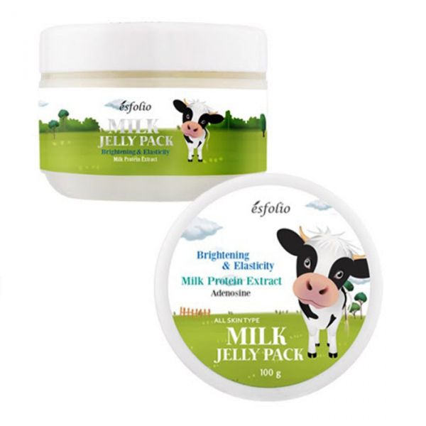 Ночная несмываемая маска с молоком Esfolio, 100 гр