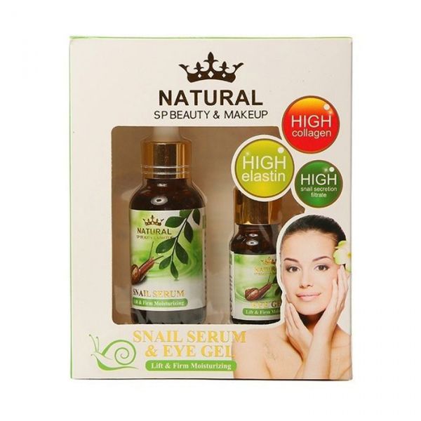 Набор сыворотка для лица & Гель для глаз Natural