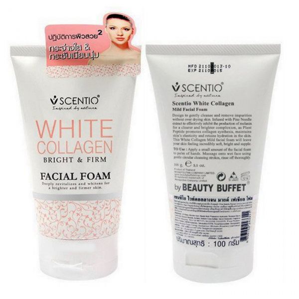 Пенка для умывания с белым Коллагеном 100 гр