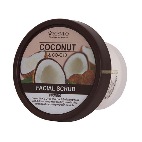 Скраб для Лица Сентио Кокос и Коэнзим Q10 Scentio 100 мл