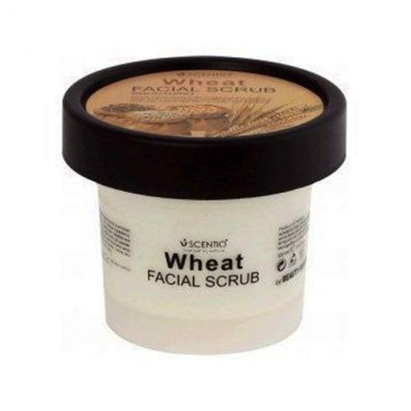 Разглаживающий Скраб для Лица с Пшеницей Scentio 100 мл