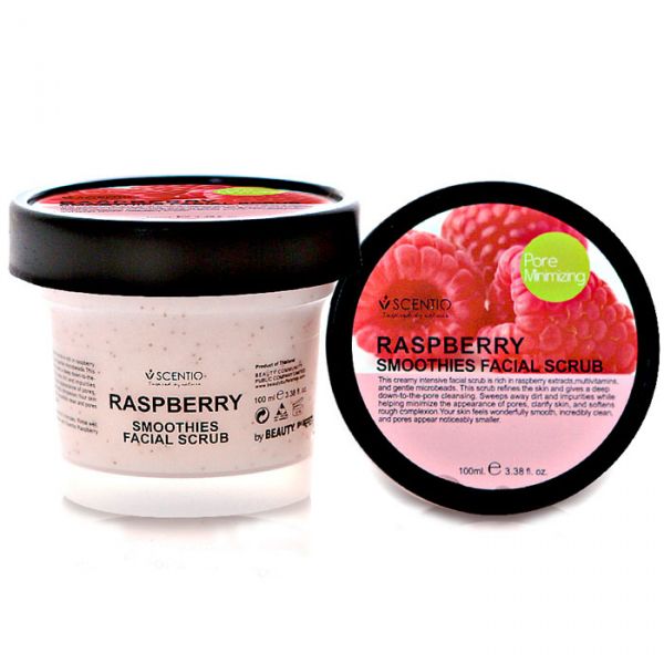 Уменьшающий Поры Скраб для Лица с Малиной 100 мл