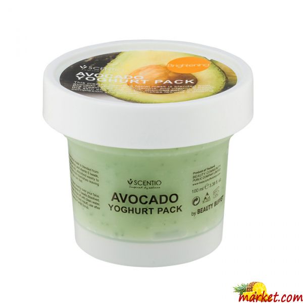 Осветляющая Маска для Лица с Авокадо Scentio 100 мл
